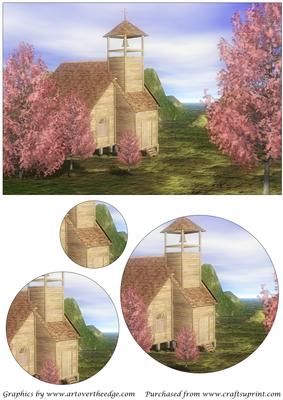 Wooden Church Circle Pyramage