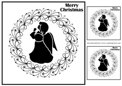 Christmas Angel Praying Topper