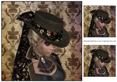 Vintage Lady Topper 2