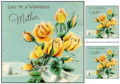 Mothers Day Card Topper