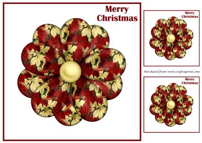 Christmas Flower Topper 3