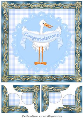 New Baby Boy Quadro Petal Corner Stacker
