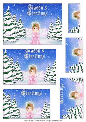 Christmas Angel Pyramid