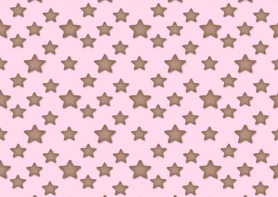Baby Girl Stars Backing Paper