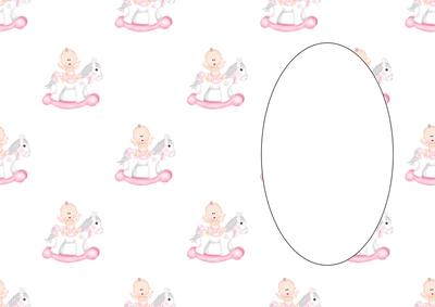 Baby Girl Rocking Horse Insert 2
