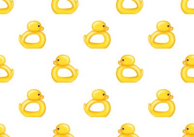 Baby Duck Toy Backing Paper