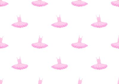 Ballet Dress Pink Backing Paper
