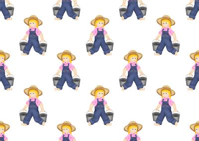Farm Girl Backing Paper