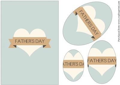 Fathers Day Oval Pyramid