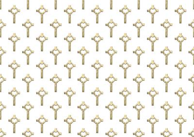 Heart Cross Gold Backing Paper