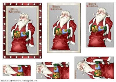 Santa and His Bag Pyramid