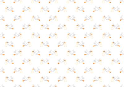 Baby Stork Backing Paper