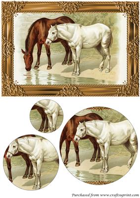 Farm Horses Circle Pyramid