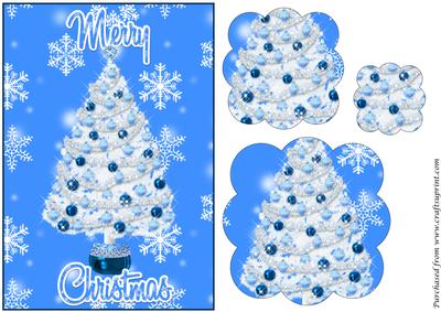 Christmas Tree Scalloped Pyramid 2
