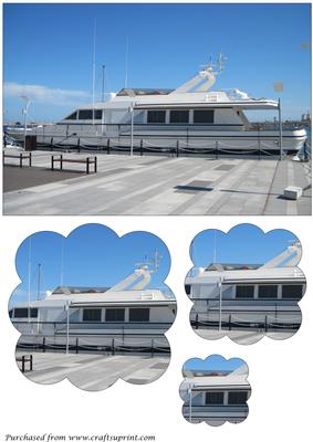 Yacht Scalloped Pyramid