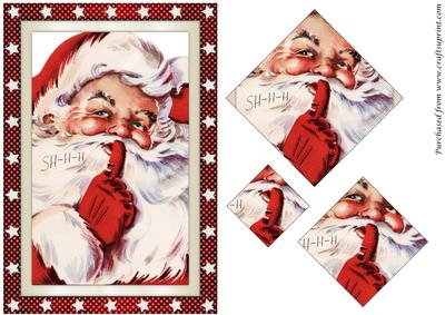 Slinking Santa Diamond Pyramid