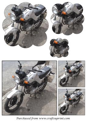 Motorbike Scalloped Pyramid 7