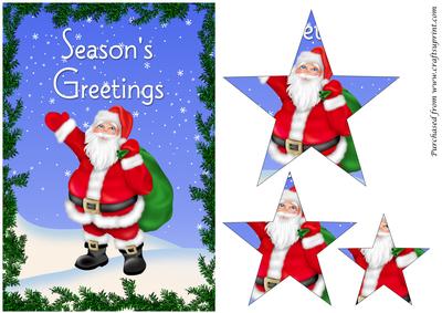 Santa Claus Star Pyramid