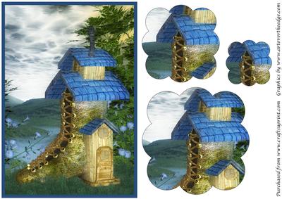 Fairy House Scalloped Pyramage
