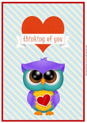 Thinking of You A4