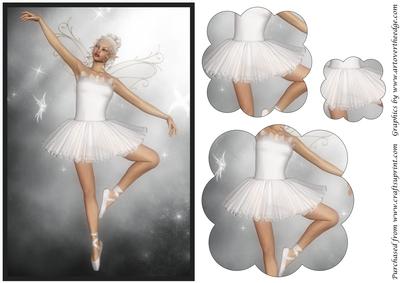 Ballerina Fairy Scalloped Pyramid 4