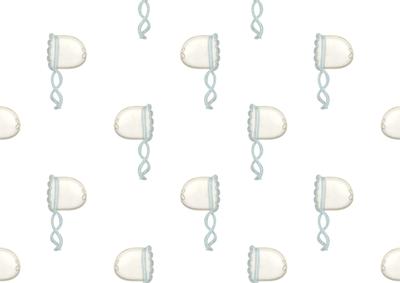 Baby Boy Bonnet Backing Paper