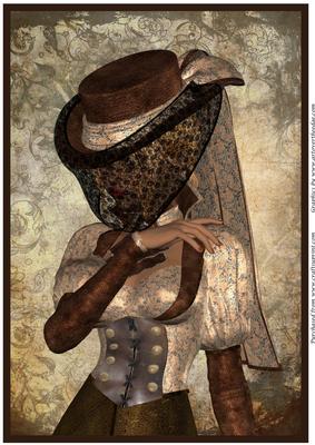 Vintage Lady A4