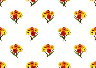Floral Bouquets Backing Paper