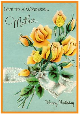 Mothers Day Card A4