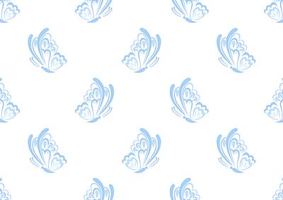 Butterfly Embellishment Blue Backing Paper
