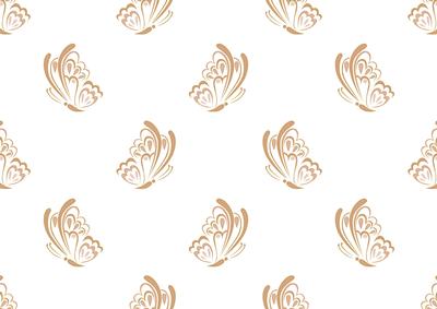 Butterfly Embellishment Brown Backing Paper