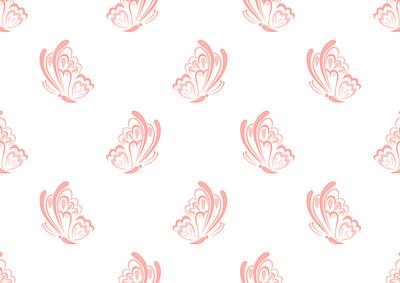 Butterfly Embellishment Orange Backing Paper