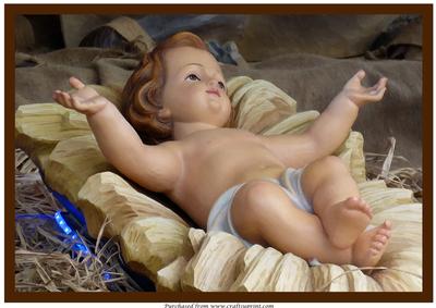 Baby Jesus Christmas A4