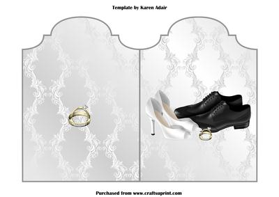 Cut and Fold Bride and Groom