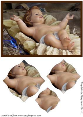 Baby Jesus Christmas Splendid Pyramid