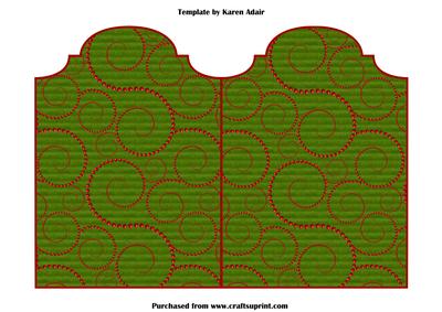 Cut and Fold Christmas Berry Spirals