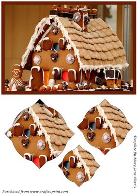 Christmas Gingerbread House Splendid Pyramid