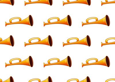 Christmas Trumpet Backing Paper
