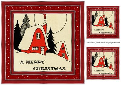 Christmas Houses Topper