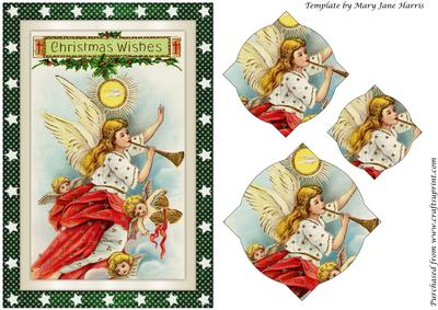 Christmas Angels Splendid Pyramid