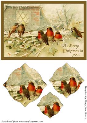 Christmas Birds Splendid Pyramid