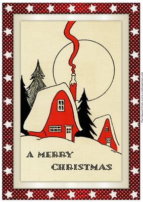 Christmas Houses A4