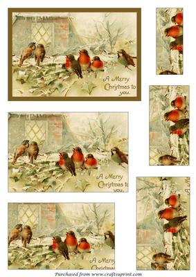 Christmas Birds Pyramid