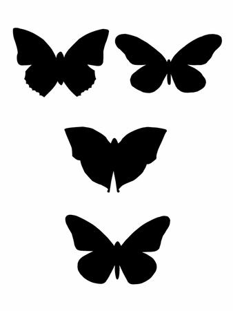 Butterflies Silhouettes 1
