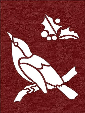 CHRISTMAS ROBIN CARD