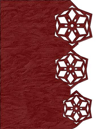 Over the Edge Christmas Snowflakes Cascade