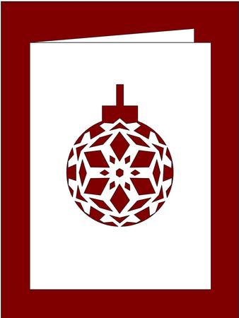 Christmas Bauble and Snowflake