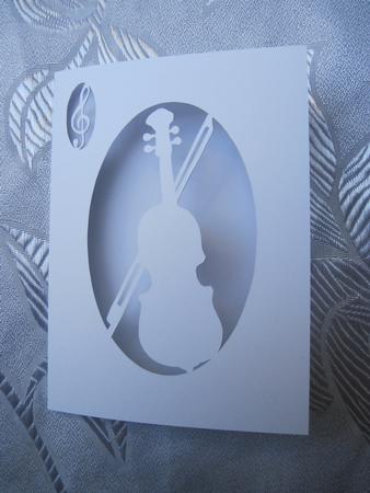 Violin Card