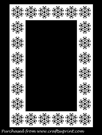 Christmas Snowflake Frame