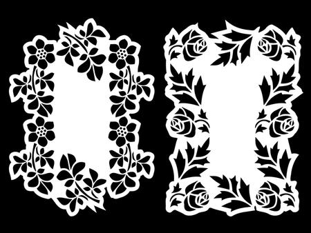 FLORAL MATS SET